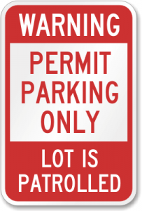 pango Permits Street Sign